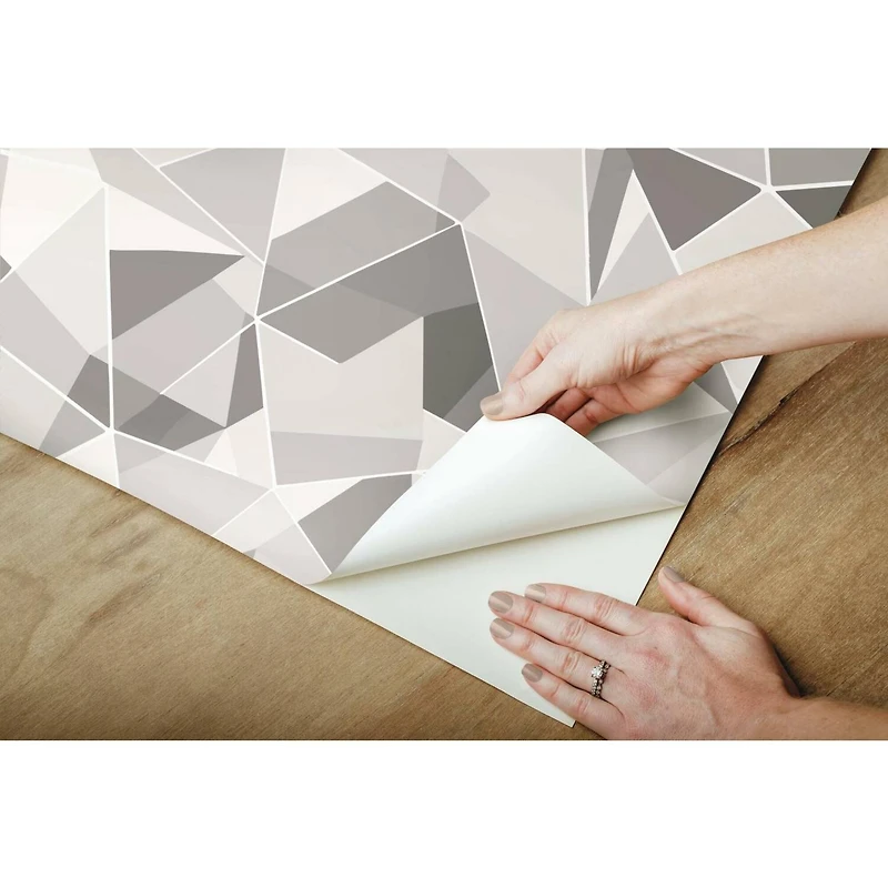 RoomMates Shattered Prism Peel & Stick Wallpaper