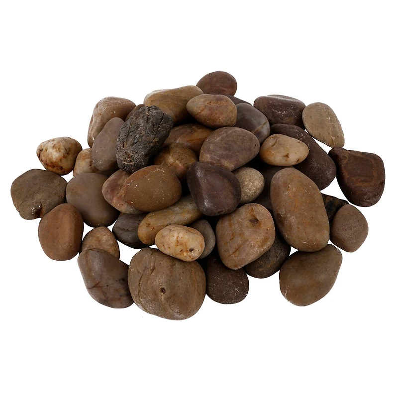 4 Pack: Dark Brown & Tan River Rocks by Ashland™