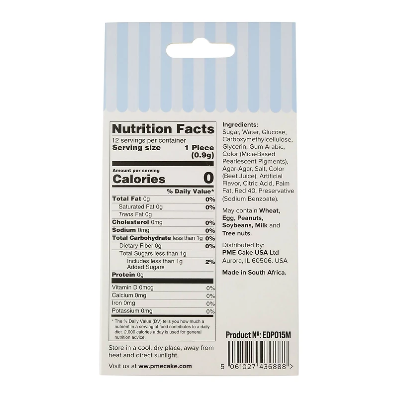 PME Cake Sweet Street® Pink Shimmer Bows Icing Decorations