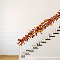 5ft. Berries with Orange & Red Leaves Artificial Fall Harvest Garland