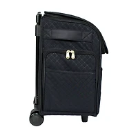 Everything Mary Black Stamped Rolling Sewing Machine Tote