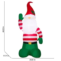 4ft. Airblown® Inflatable Christmas Gnome