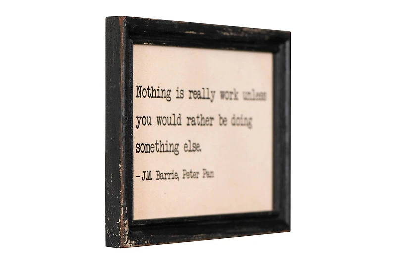 Hello Honey® Adventure Sayings Wall Art in Distressed Black Frames Set