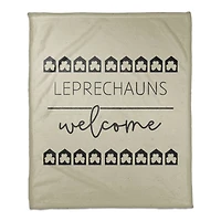 Leprechauns Welcome 50" x 60" Coral Fleece Blanket