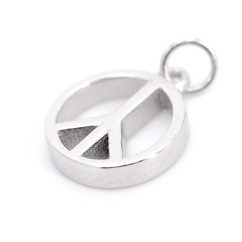 Sterling Silver Peace Icon Charm by Bead Landing™