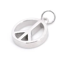 Sterling Silver Peace Icon Charm by Bead Landing™