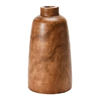 Hello Honey® 14.5" Brown Paulownia Wood Vase