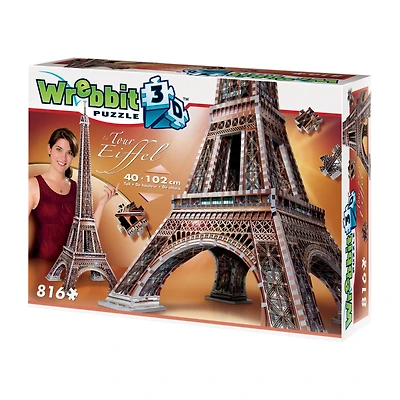 Wrebbit 3D Puzzle™ Eiffel Tower 816 Piece Puzzle