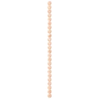 Silverite Champagne Glass Round Beads by Bead Landing™, 8mm