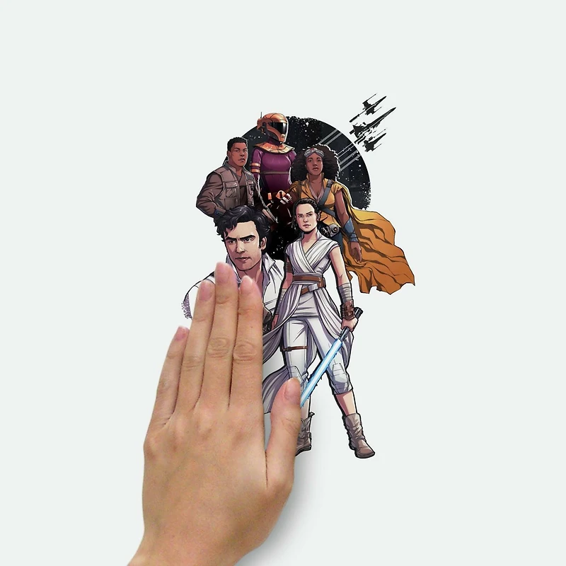 RoomMates Star Wars Episode IX Galactic Ships Peel & Stick Wall Decals