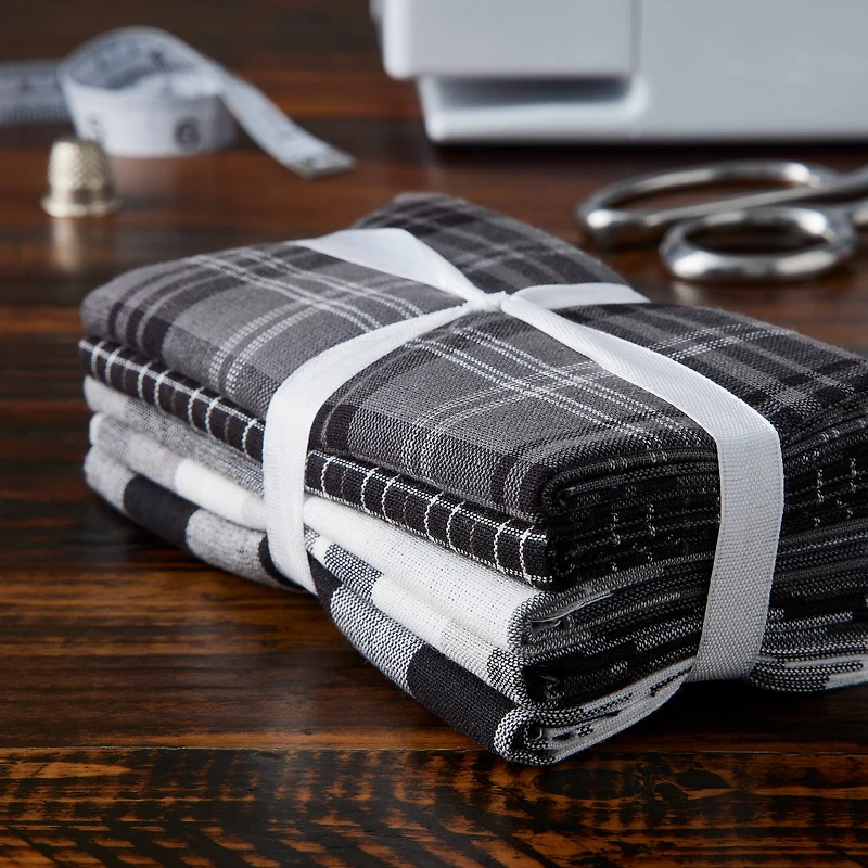 12 Pack: Homespun Cotton Fabric Bundle by Loops & Threads™