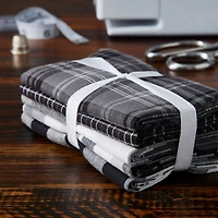 12 Pack: Homespun Cotton Fabric Bundle by Loops & Threads™