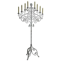 Design Toscano 4.9ft. Castle Vecchio Renaissance-Style Floor Candelabra