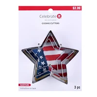 Red, White & Blue Star Cookie Cutters Set by Celebrate It®