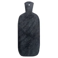 Hello Honey® 15" Black Modern Marble Cutting or Charcuterie Board with Handle