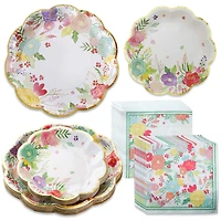 Kate Aspen® Garden Blooms Party Tableware Set