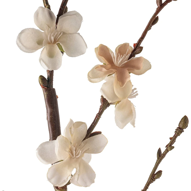 12 Pack: Cream Peach Blossom Stem by Ashland®
