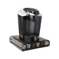 Mind Reader Black 36-Capacity Triple Drawer Single Serve Coffee Pod Holder Drawer
