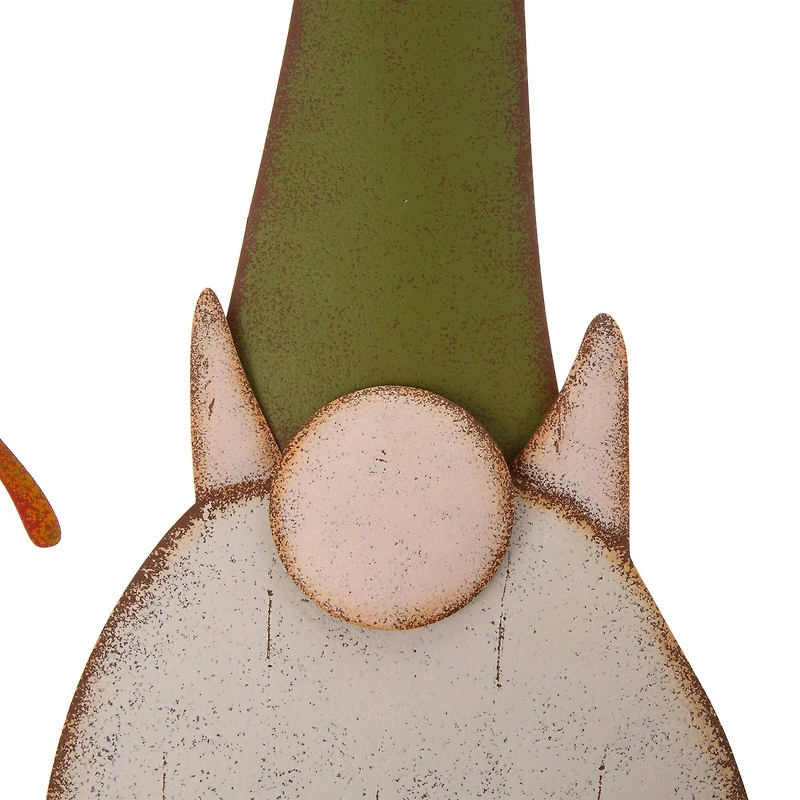 48" GlitzHome® Metal Gnome Standing Décor