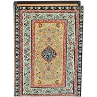Arabesque Pattern Canvas Storage Book Box Set