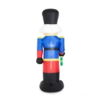 Glitzhome® 8ft. Inflatable Nutcracker With Lights