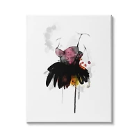 Stupell Industries Modern Female Corset Fashion Illustration Abstract Dress Canvas Wall Art