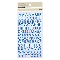 12 Pack: Glitter Block Alphabet Stickers by Recollections