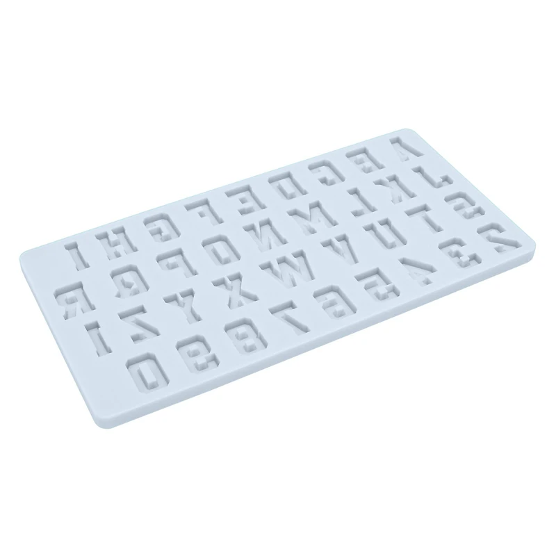 Varsity Alphabet Font Silicone Fondant Mold by Makery®