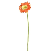 Orange Gerbera Daisy Artificial Stems, 6ct.