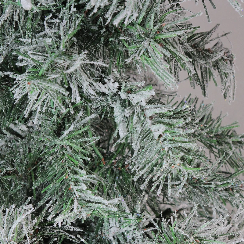 4ft. Unlit Lightly Flocked & Glittered Woodland Alpine Artificial Christmas Tree