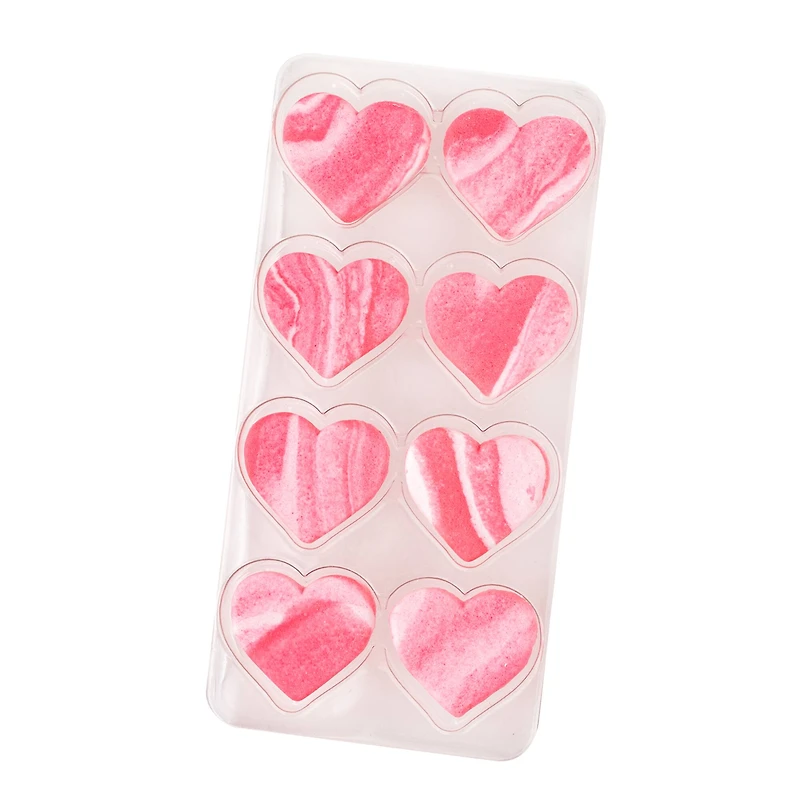Sweet Tooth Fairy® Pink Swirl Heart Icing Decorations, 8ct.