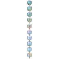 12 Pack: Green Faceted Glass Cube Beads, 10mm by Bead Landing™