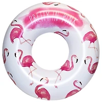 Rae Dunn 4ft. Pretty in Pink Flamingo Pattern Ring Float