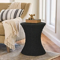 Household Essentials 21" Woven Paper Rope Hourglass End Table