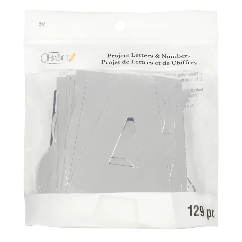 4" Holographic Project Letters, Numbers & Characters by B2C™