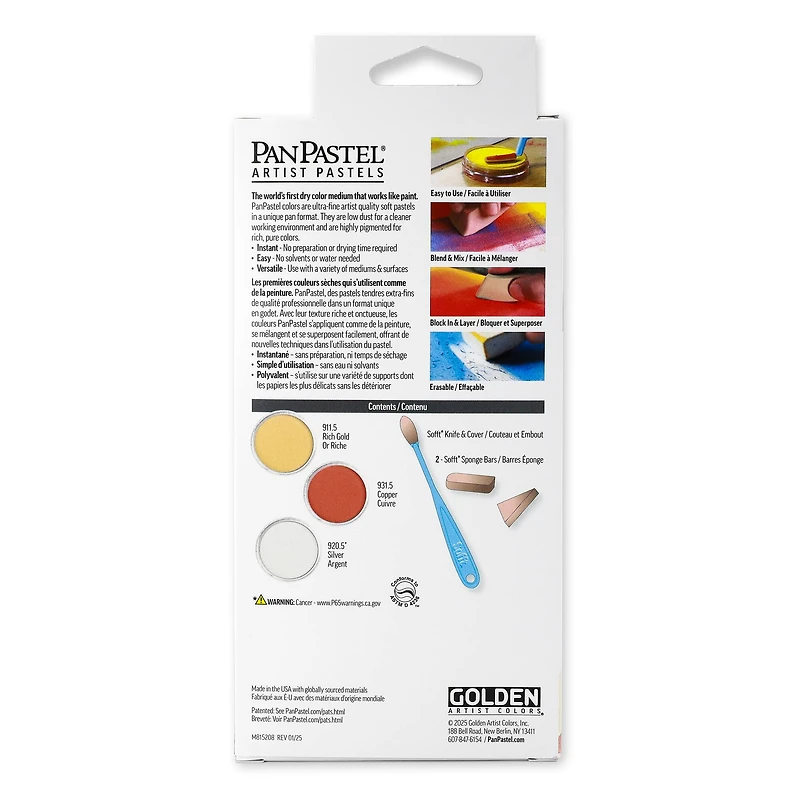 PanPastel® Metallic Artist Pastels