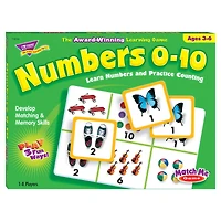Trend Enterprises Numbers 0-10 Match Me® Games