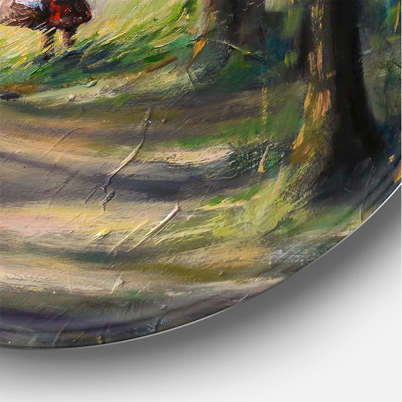 Designart - Little Red Riding Hood In The Woods