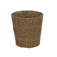 Household Essentials Seagrass Wicker Waste Basket