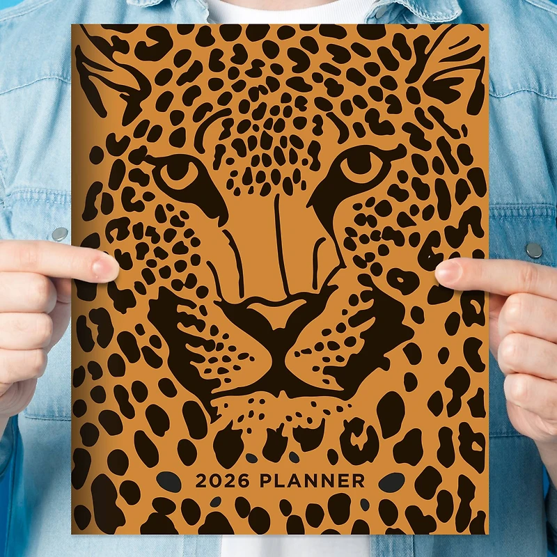 2026 Exotic Cat Large Monthly Planner