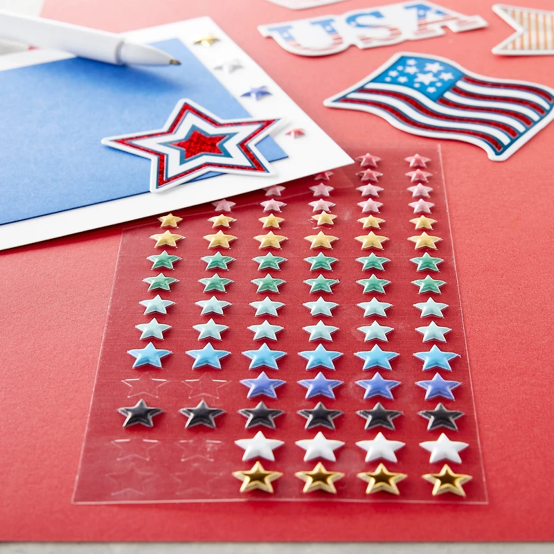 Puffy Rainbow Star Stickers by Recollections™