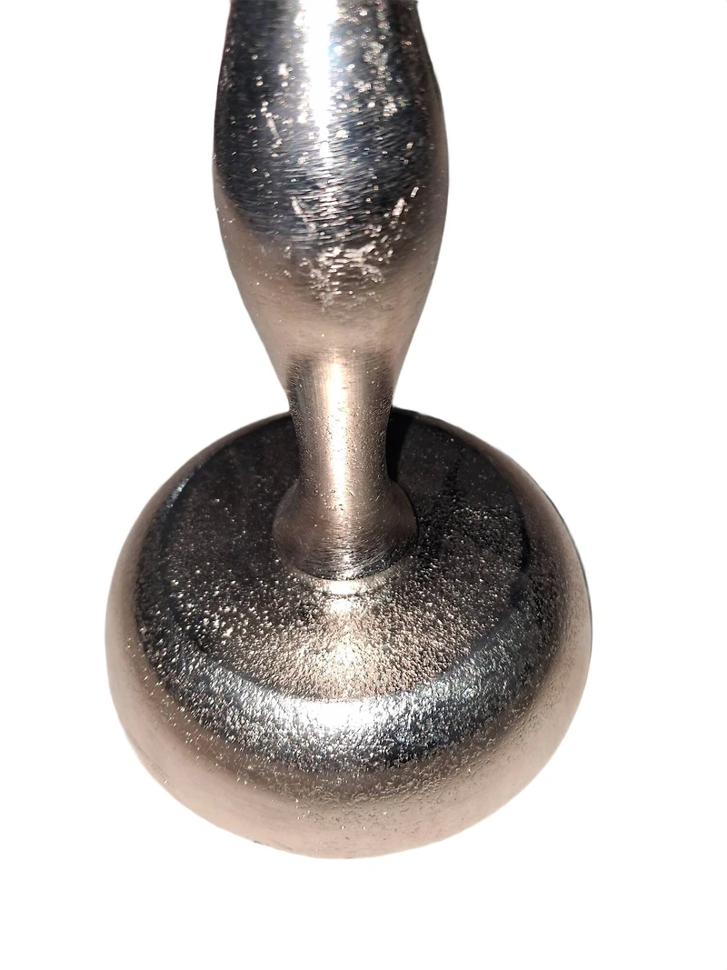 Silver Aluminum Taper Candle Holder by Ashland