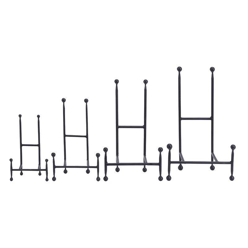 Black Metal Modern Easel Set