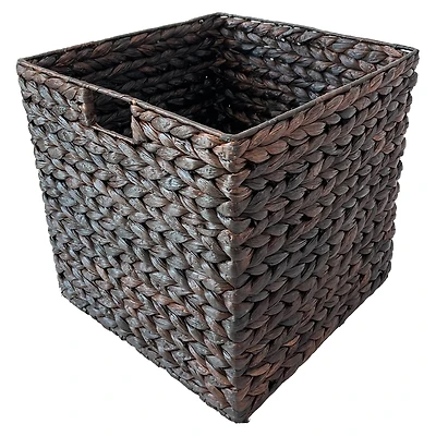 Large Espresso Cube Woven Basket by Ashland®