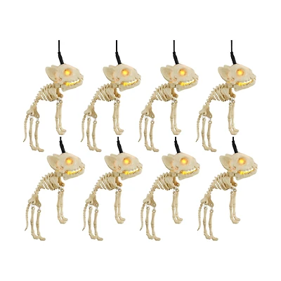 8ct. Skeleton Cats Icon LED String Lights by Ashland®