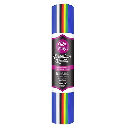 PA Vinyl Primary Removable Adhesive Vinyl Pack
