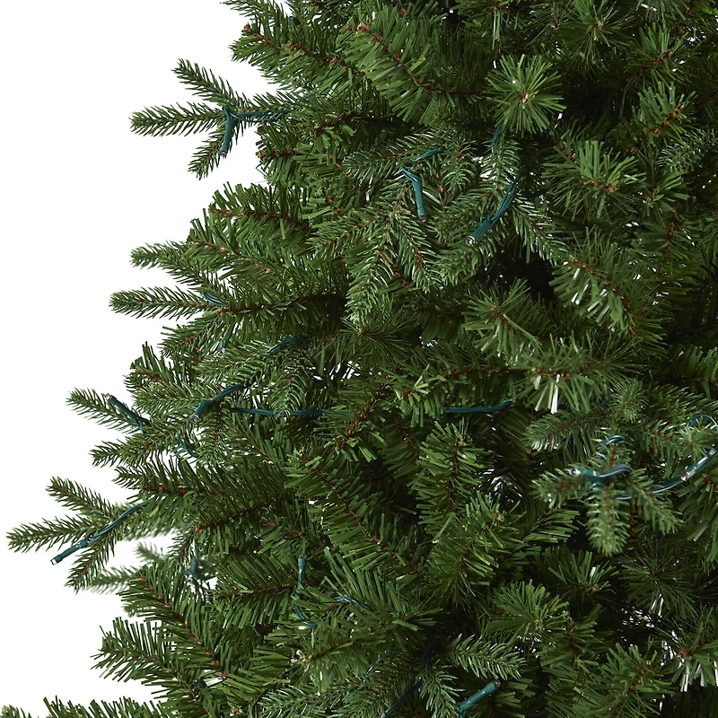 6ft. Pre-Lit Vermont Fir Artificial Christmas Tree with Clear LED Lights