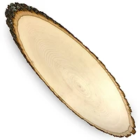 Wilson 3ft. Basswood Elongated Round Slice, 2ct.