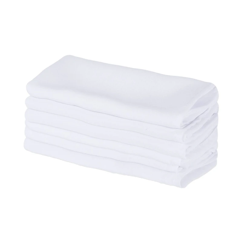 White Commercial Quality 18" x 18" Napkin Set, 6ct.