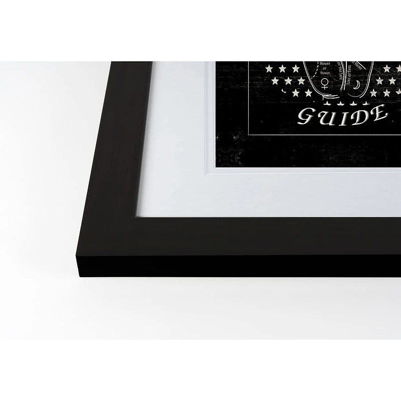 Palmistry Halloween Print in Black Frame